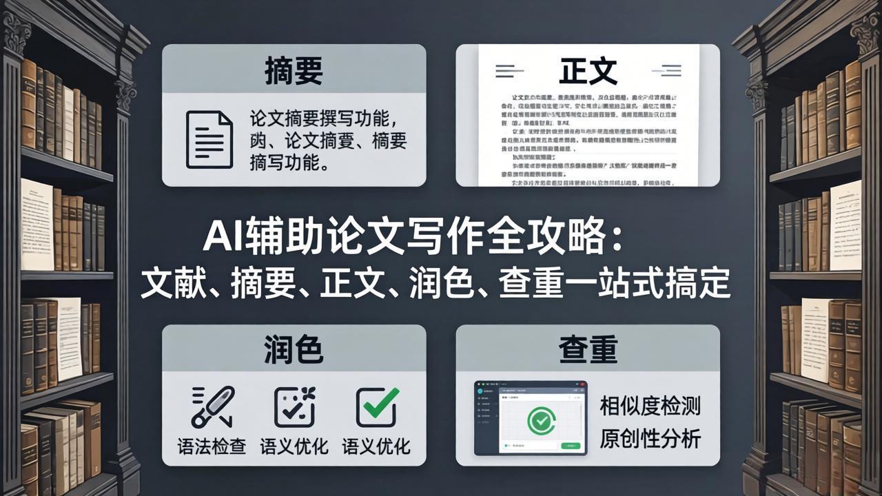 AI辅助论文写作全攻略：文献、摘要、正文、润色、查重一站式搞定-小创项目网