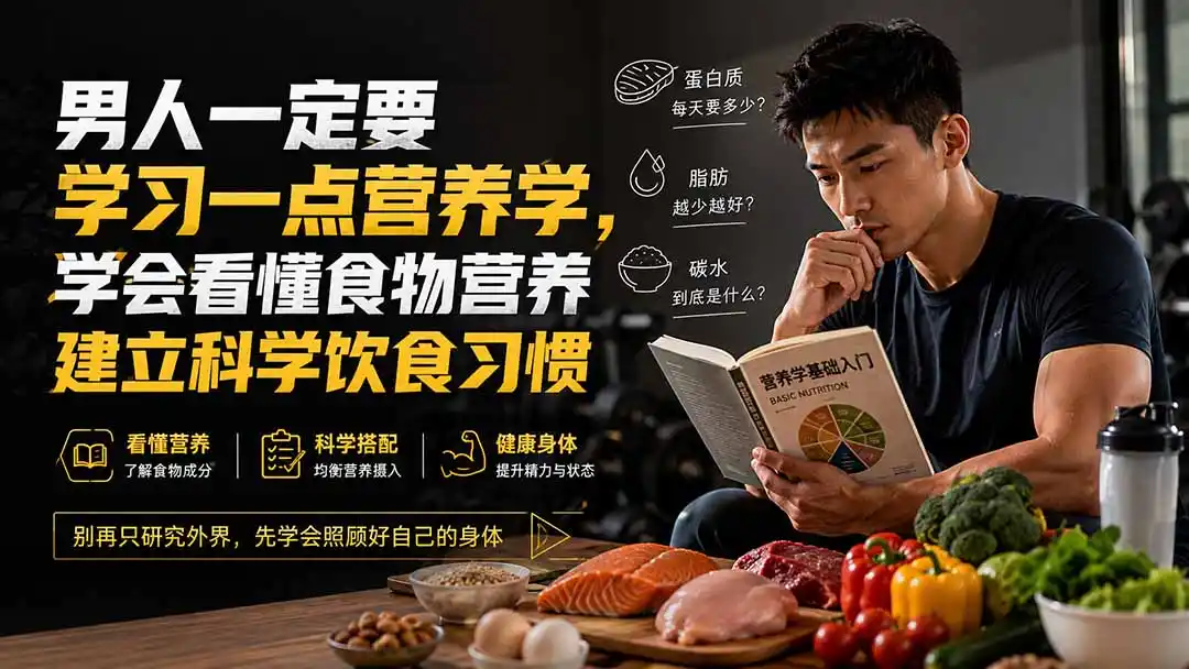 付费文章：男人一定要学习一点营养学，学会看懂食物营养建立科学饮食习惯-小创项目网