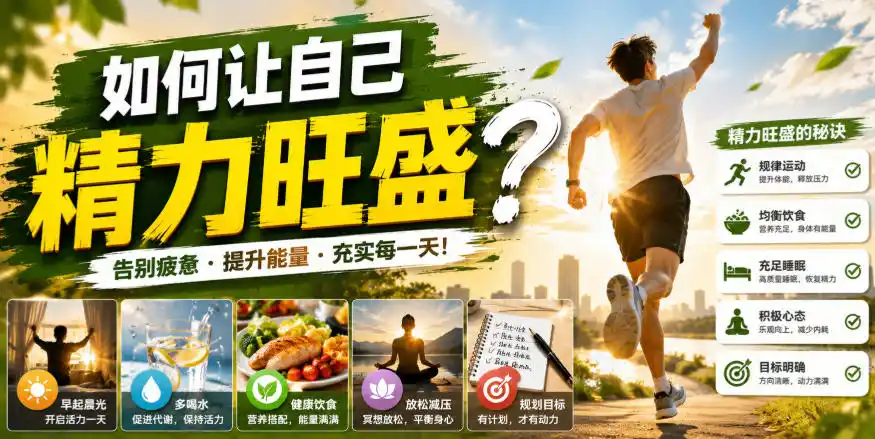 付费文章:如何让自己精力旺盛?