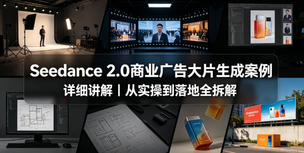Seedance 2.0商业广告大片生成案例详细讲解｜从实操到落地全拆解-小创项目网