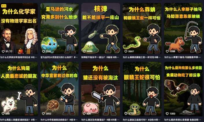 卡通类科普内容制作速成课，兼具专业性与趣味性，低门槛入局持续产出稳拿平台伙伴计划+精选独家收益-小创项目网
