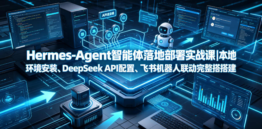 Hermes-Agent智能体落地部署实战课｜本地环境安装、DeepSeek API配置、飞书机器人联动完整搭建教程-小创项目网