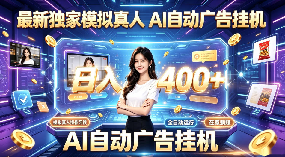 最新独家模拟真人，AI自动挂号挂G，日入400+，全程全自动运行，无需人工【揭秘】-小创项目网