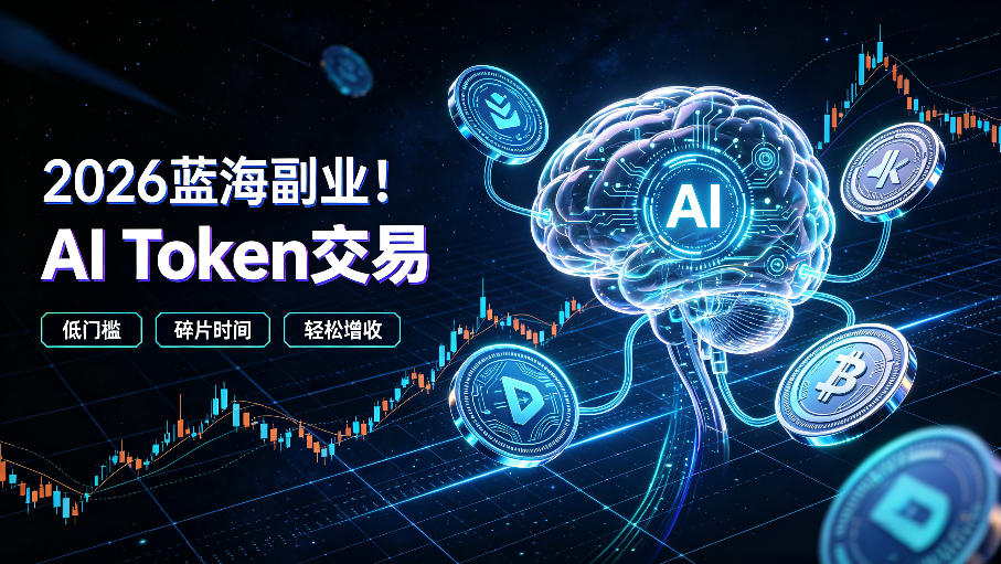 2026全新风口副业|AI智能Token交易,空闲时间轻松 賺 收益,无需全天盯盘【揭秘】