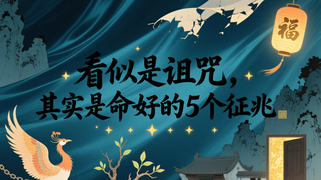 付费文章：看似是诅咒，其实是命好的5个征兆-小创项目网