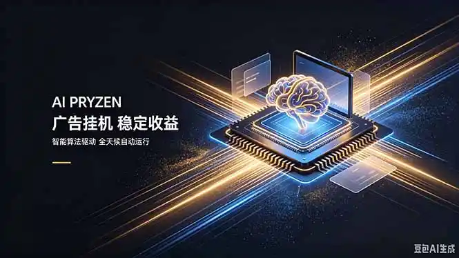AI Pryzen 广告挂机｜24小时自动跑，日入300-500，新手零门槛-小创项目网