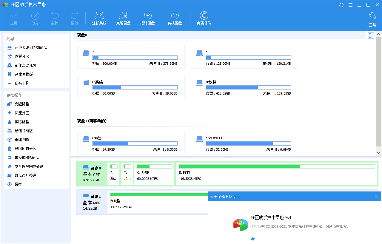 分区助手技术员v10.12.0特别版-小创项目网