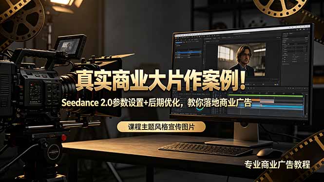 真实商业大片作案例！Seedance 2.0参数设置+后期优化，教你落地商业广告-小创项目网