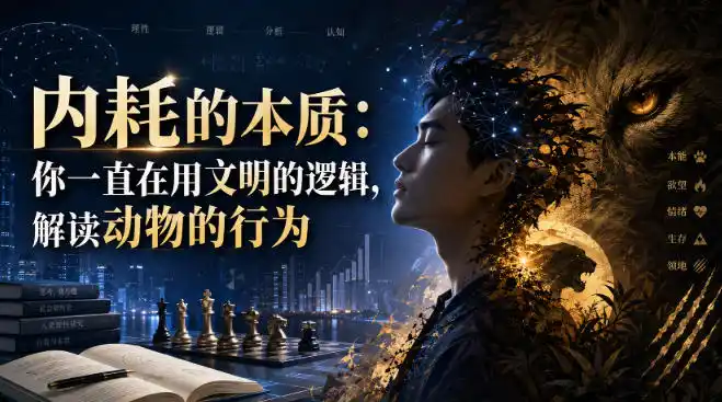 付费文章：内耗的本质：你一直在用文明的逻辑，解读动物的行为-小创项目网