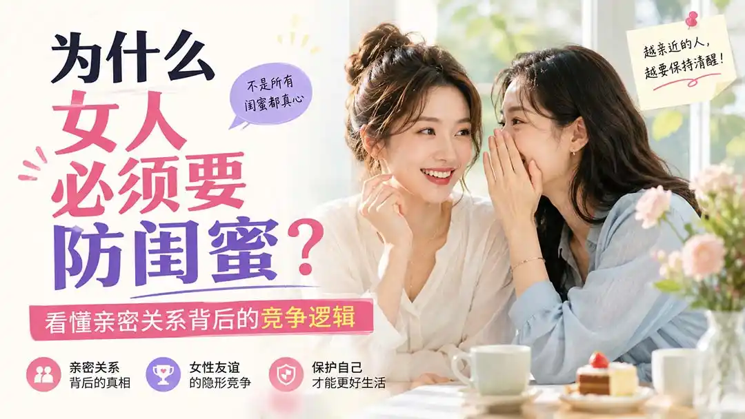 付费文章：为什么女人必须要防闺蜜？看懂亲密关系背后的竞争逻辑-小创项目网