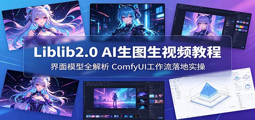 Liblib2.0 AI生图生视频教程：界面模型全解析，ComfyUI工作流落地实操-小创项目网