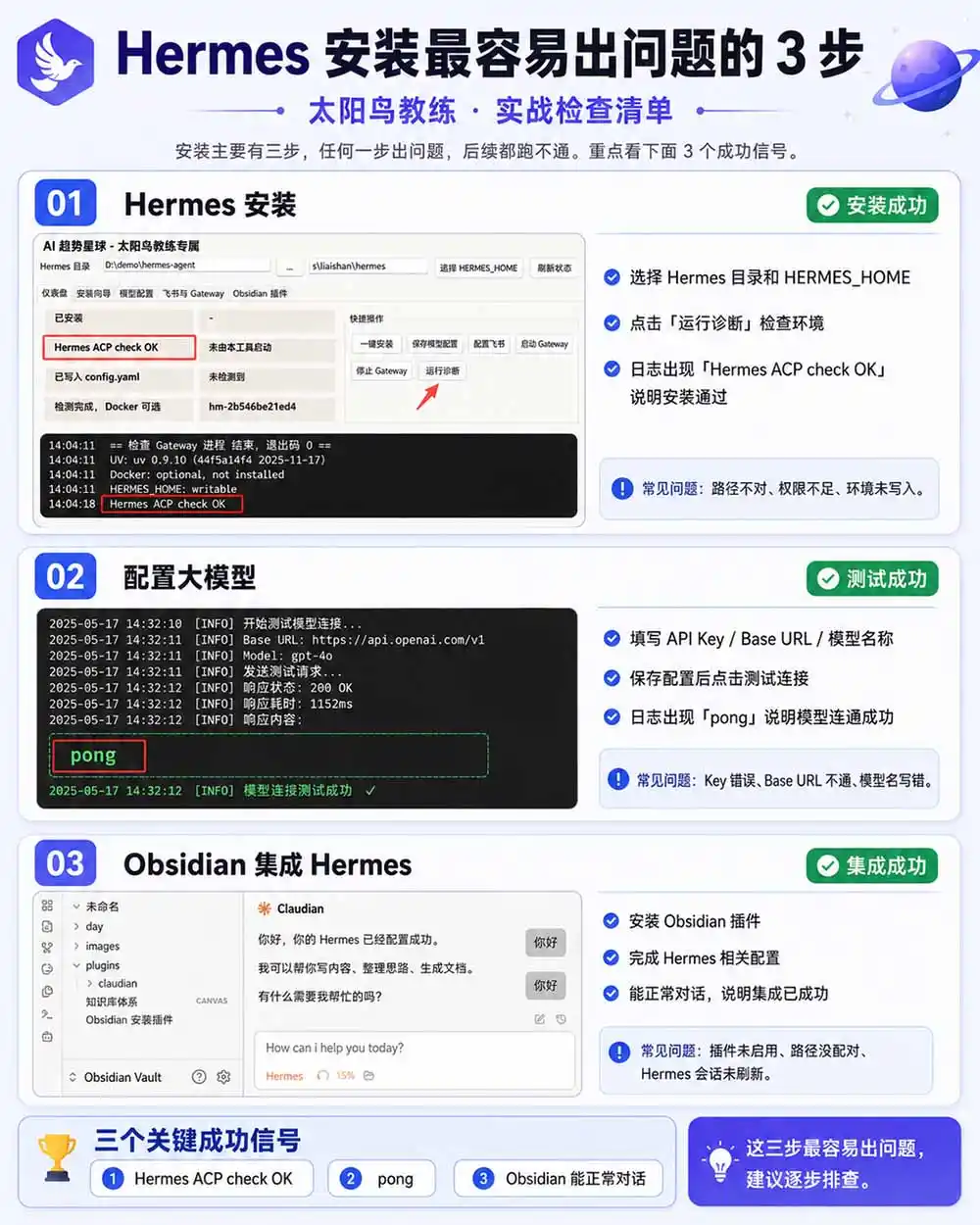 Hermes+Obsidian打造AI内容系统SOP；工具只是入口系统才是复利，从安装配置到知识库管理完整教学-小创项目网