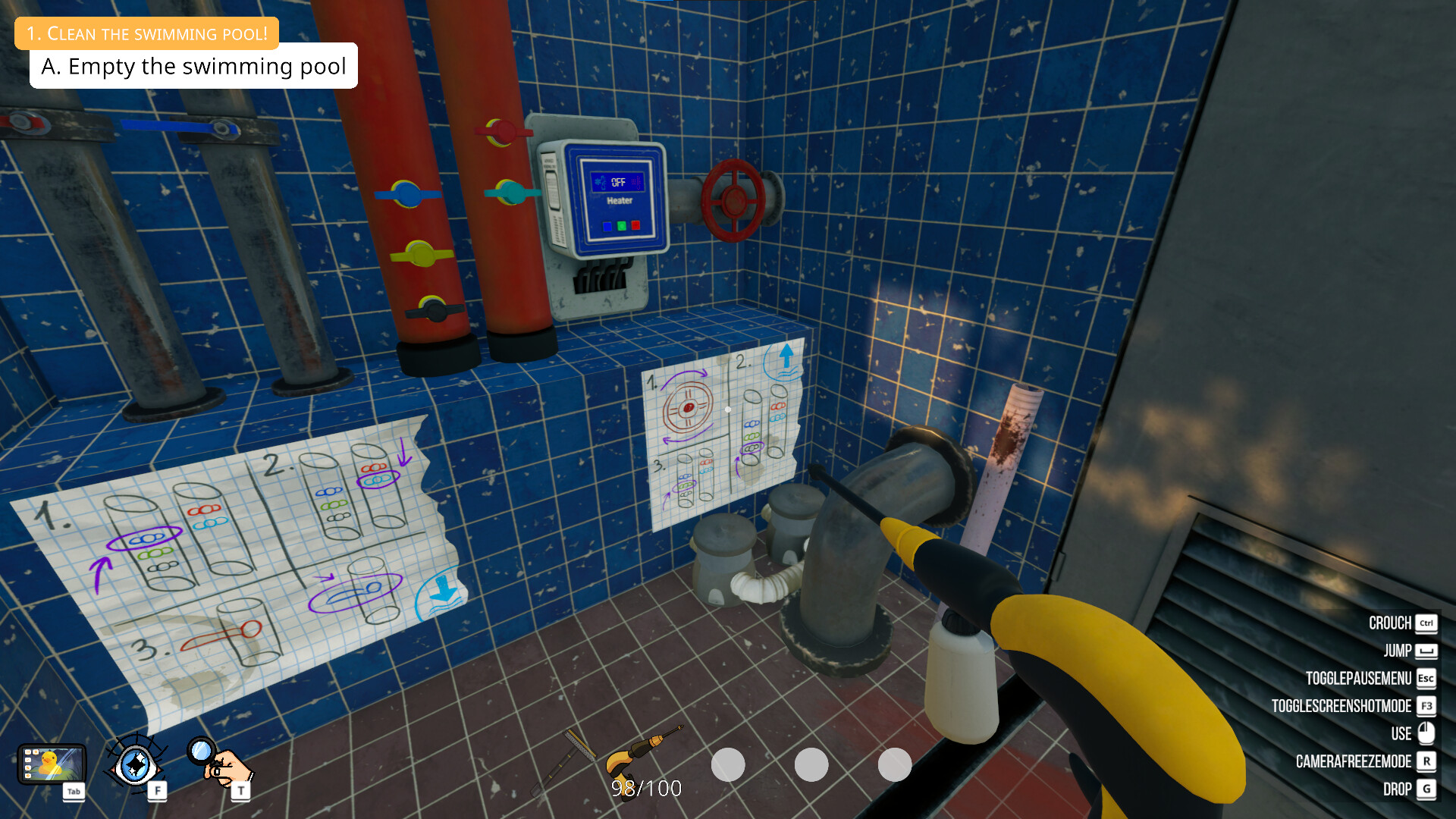 《泳池清洁模拟器》中文版-小创项目网