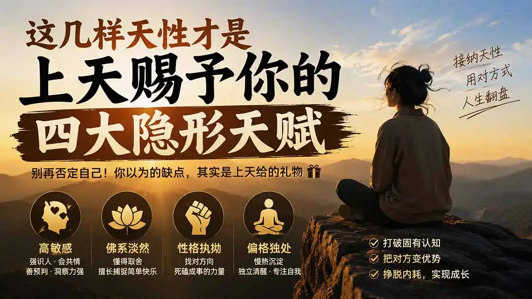 付费文章：这几样天性才是上天赐予你的四大隐形天赋-小创项目网