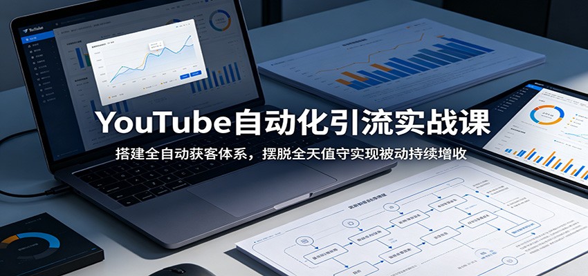 YouTube自动化引流实战课：搭建全自动获客体系，摆脱全天值守实现被动持续增收-小创项目网