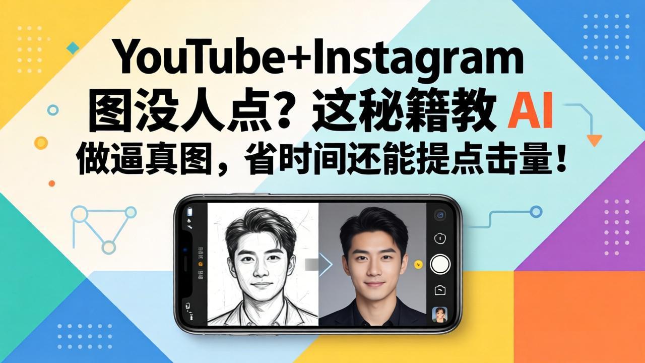 YouTube+Instagram图没人点？这秘籍教 AI 做逼真图，省时间还能提点击量-小创项目网
