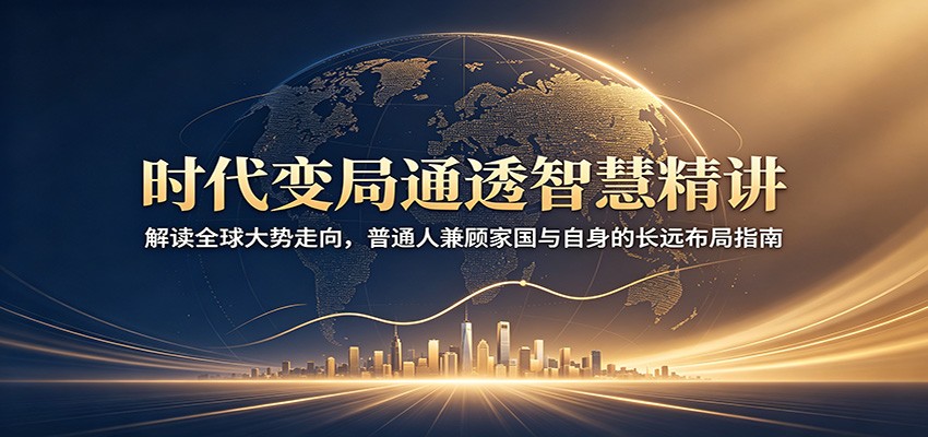 时代变局通透智慧精讲：解读全球大势走向，普通人兼顾家国与自身的长远布局指南-小创项目网