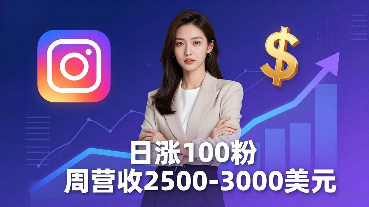 想做数字产品？Sheri亲授：日涨100粉、每周2500至3000美元的营收，Instagram躺着赚-小创项目网