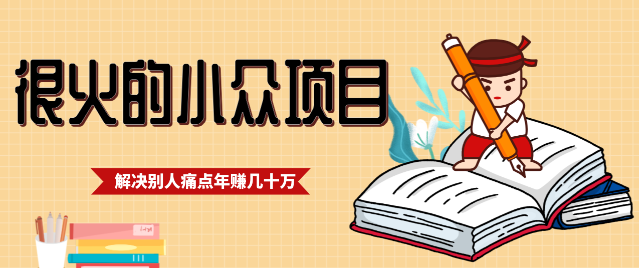 一直都很火的小众项目，抓住应届生求职痛点，这个小众项目年入几十万的底层逻辑-小创项目网