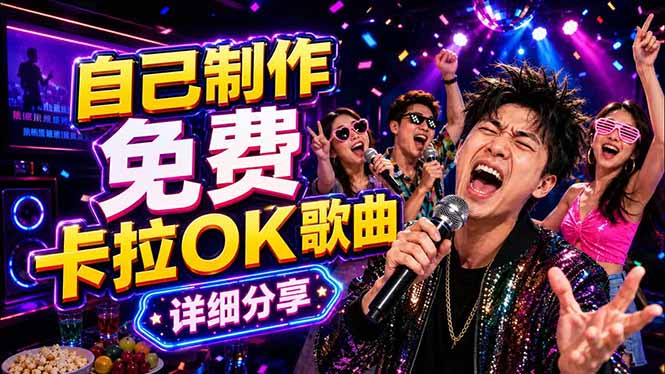 免费卡拉OK歌曲制作全攻略：音轨分离字幕制作，零基础快速做出专业K歌视频-小创项目网