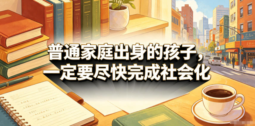 付费文章：普通家庭出身的孩子，一定要尽快完成社会化-小创项目网