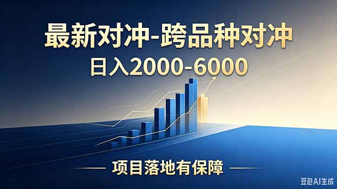 跨品种对冲震撼首发！日收益2000-6000+，项目绿色长久，安全稳健，合规靠谱，可批量放大-小创项目网