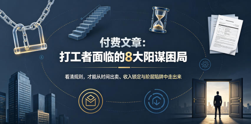 付费文章:打工者面临的8大阳谋困局