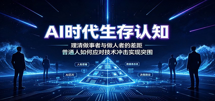 AI时代生存认知:理清做事者与做人者的差距,普通人如何应对技术冲击实现突围-小创项目网