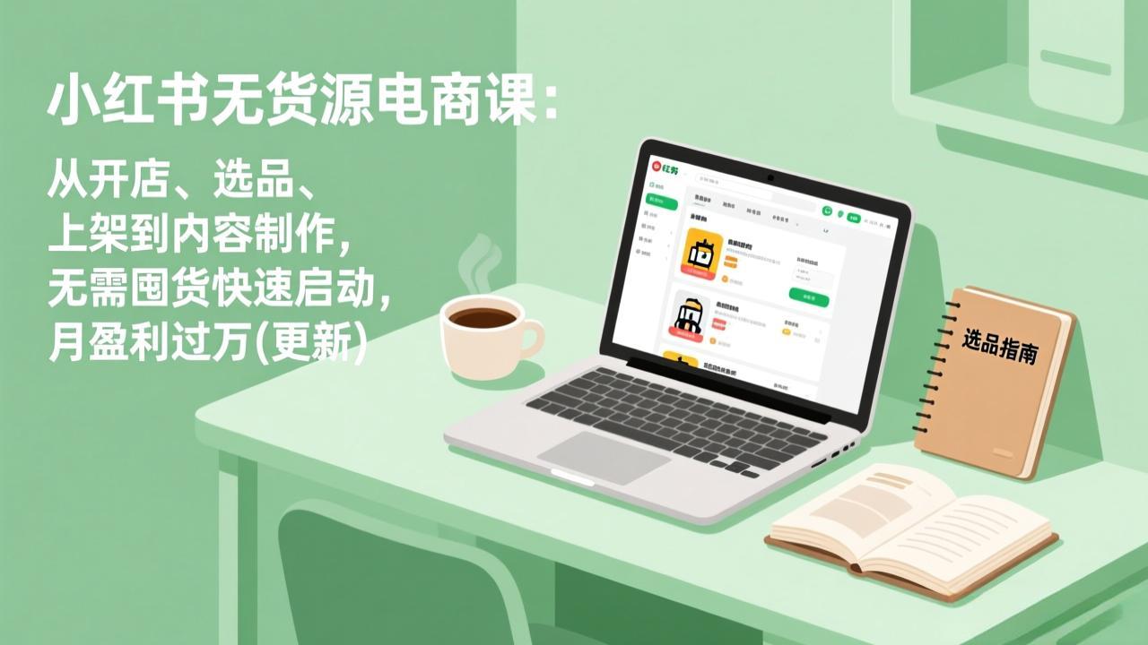 小红书无货源电商课(4月20更新-小创项目网