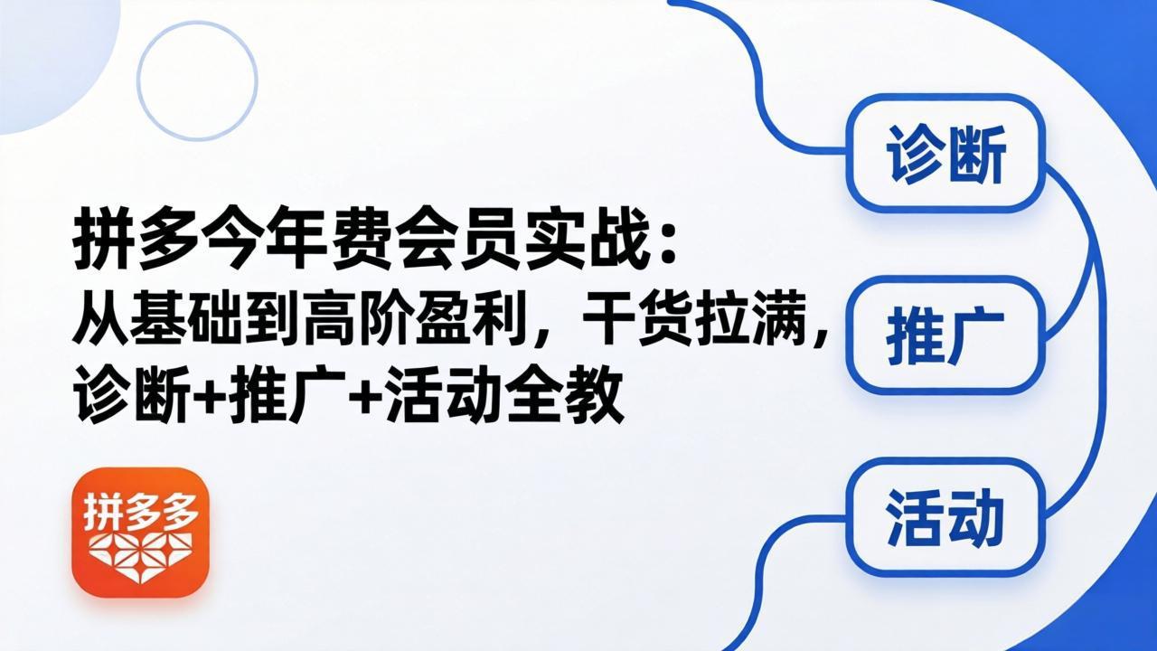 拼多多年费会员实战(更新26年4月20-小创项目网