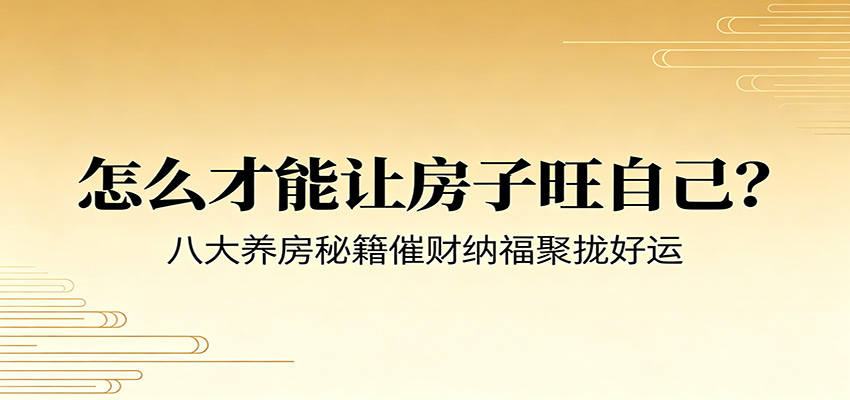 付费文章《怎么才能让房子旺自己?》八大养房秘籍催财纳福聚拢好运-小创项目网