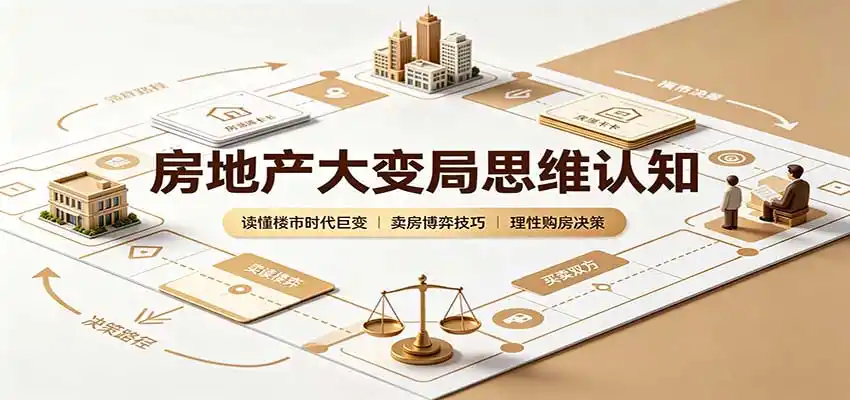 房地产大变局思维认知：读懂楼市时代巨变，卖房博弈技巧，理性购房决策-小创项目网